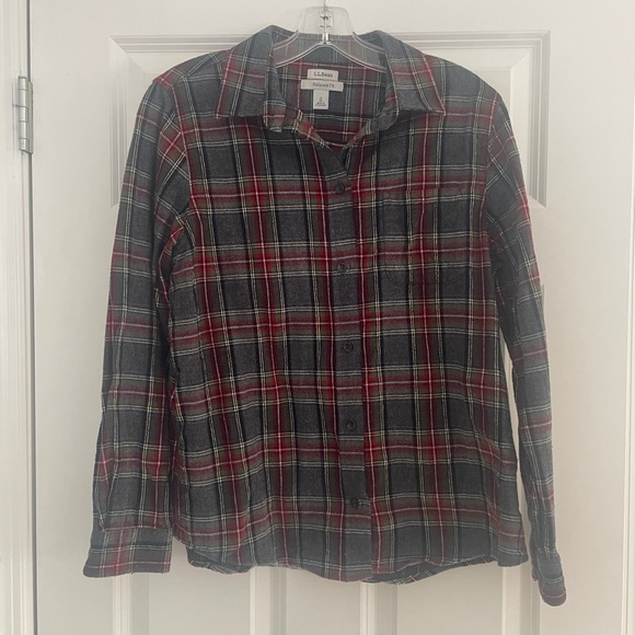 LL Bean Women’s Flannel - Picture 1 of 6